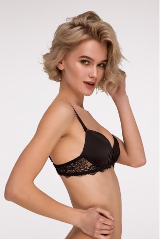 Базовий бюстгальтер Sambario Am-Li-1126 70Д чорний